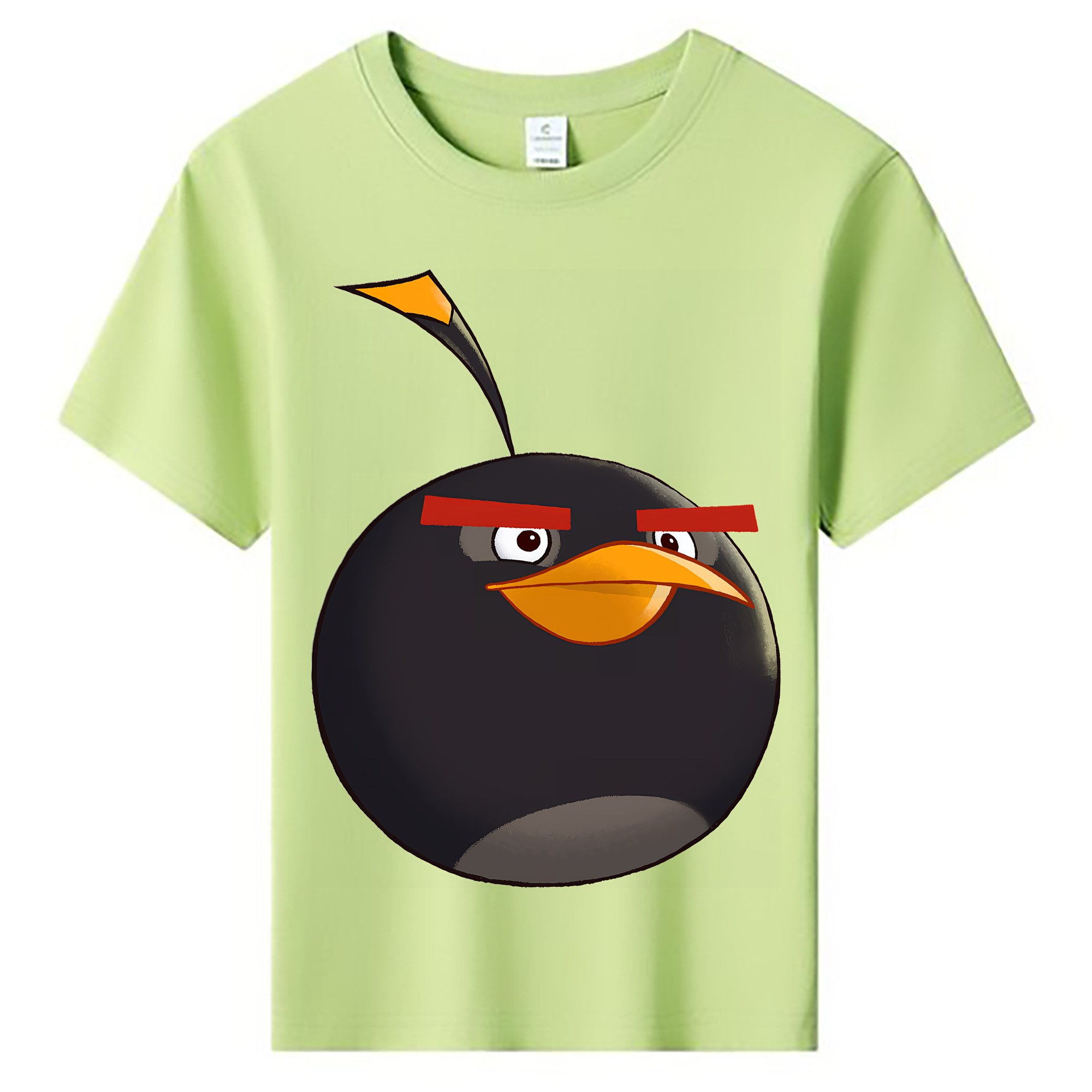 （画像用） Angry Birds アングリーバード 綿100％キッズTシャツ（フロントプリント）